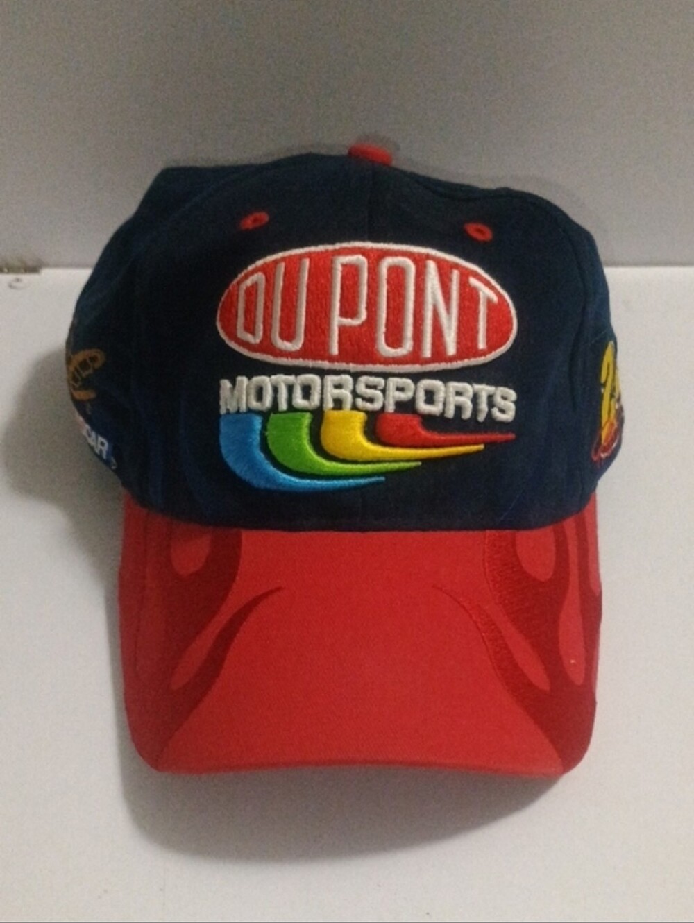 DuPont Motorsports Embroidered Racing Cap - Navy & Red